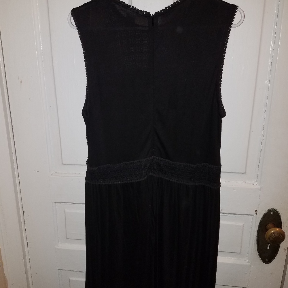 H&M Crochet/poly maxi sleeveless dress - Picture 3 of 3